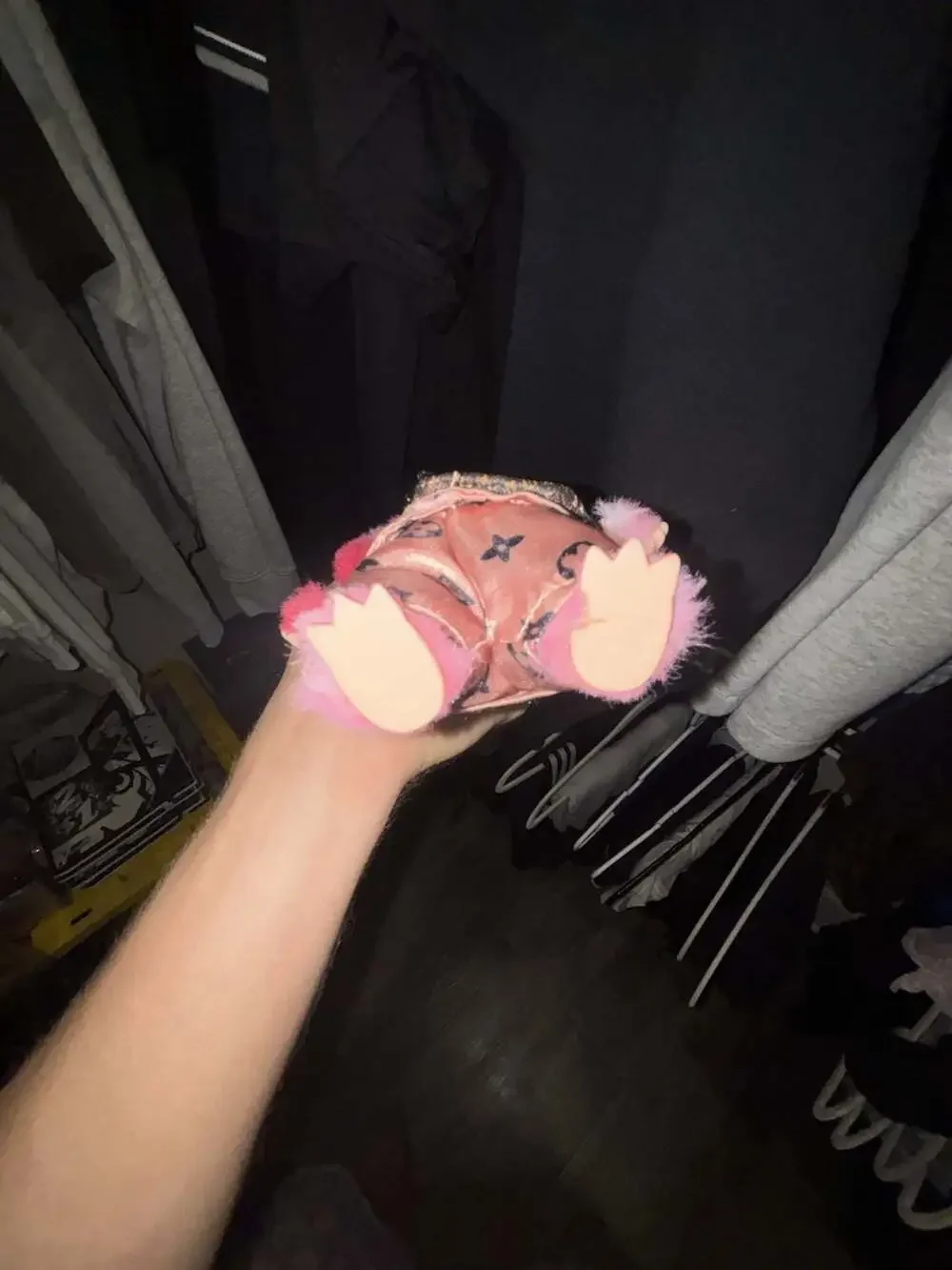 Pop Mart The Monsters Labubu Custom Designer-Inspired Pink Monogram Outfit